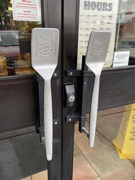 Oh Cuyahoga Falls Burger King Door Handles Spatula Door Flickr