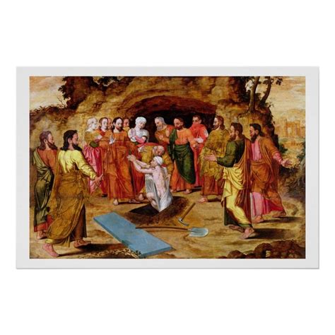 The Raising Of Lazarus Poster Zazzle Raising Of Lazarus Postcard