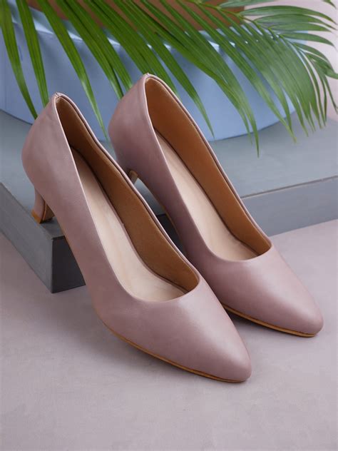 Buy Get Glamr Women Nude Coloured Solid Pumps Heels For Women