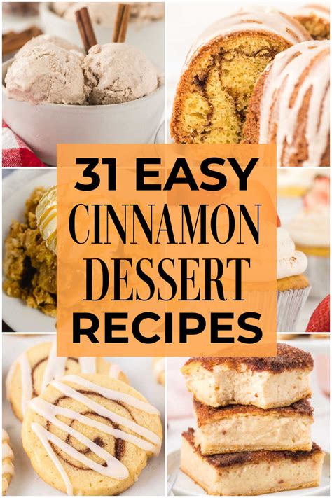 40 Best Cinnamon Desserts Easy Cinnamon Dessert Recipes