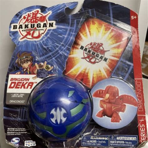 Bakugan Large Deka Blue Dragonoid Rare Series Battle Brawlers New In