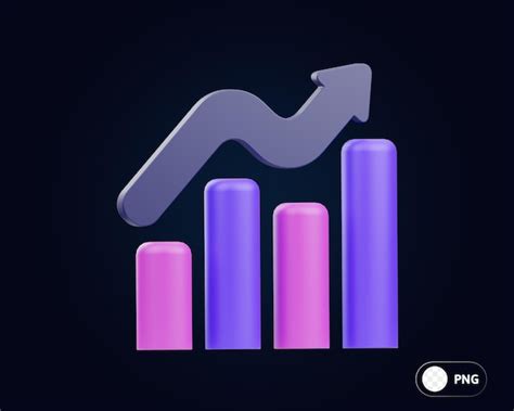 Premium PSD Investment Growth 3d Illustration