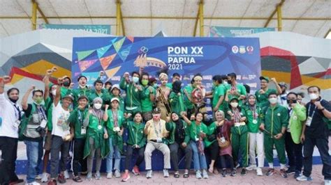 Hasil Perolehan Medali PON Papua 2021 Jawa Timur Sabet Gelar Juara