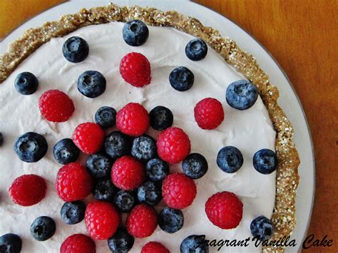 Raw Berry Almond Tart | Fragrant Vanilla Cake