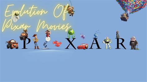 Evolution Of Pixar Movies With Release Dates Youtube