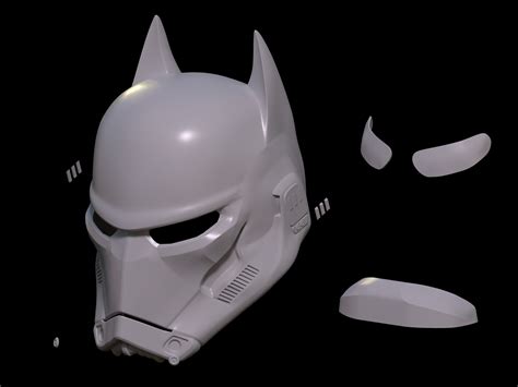 Fichier 3D Casque Bat Trooper fichier d impression 3d Modèle