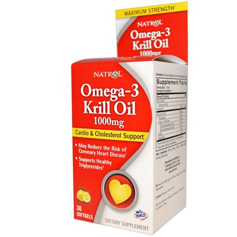 Natrol Omega 3 Krill Oil 1000mg