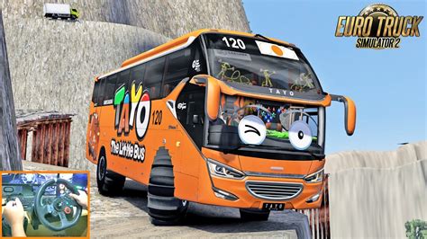 Bus Tayo Oren Mencoba Adrenalin Melewati Jalan Paling Extrim ETS 2