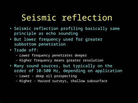 PPT Seismic Reflection Seismic Reflection Profiling Basically Same