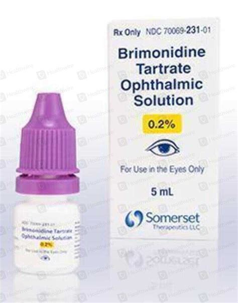 Brimodine 02 5ml Eye Drops Price In Pakistan Uses Dosage Side