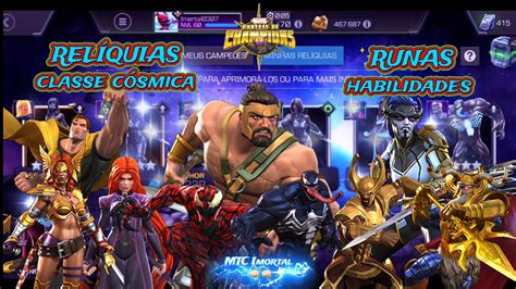 Mtcimortal RelÍquiasclasse Cósmicarunashabilidades Marvel Torneio De Campeões Mcoc