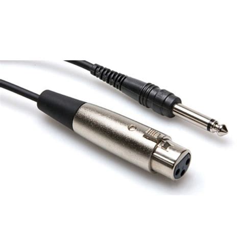 XLR (F) - 1/4'' TS (M) Balanssız Kablo 3 m (PXF-110)