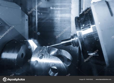 The 5-axis CNC milling machine — Stock Photo © Pixel_B #164916242