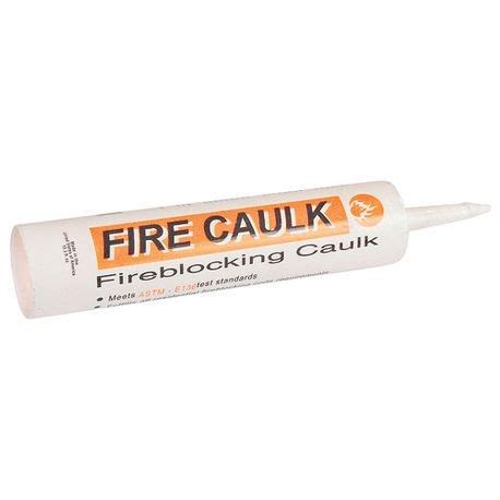 Fire Caulk, Residential Fire Stop Caulk, Orange, 10.3 fl oz, Tube, PVC ...