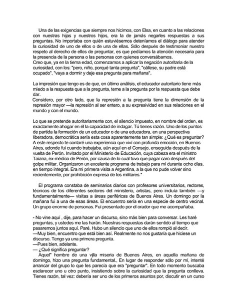 Hacia Una Pedagog A De La Pregunta Pdf