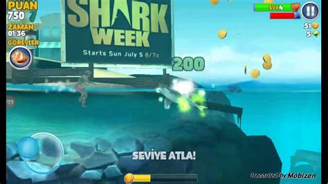 Hungry shark bölüm 1 köpek balığı na binen adam YouTube