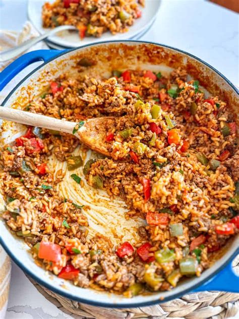 Deconstructed Stuffed Peppers Skillet