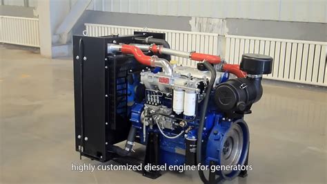 Yunnei Turbocharged Four Cylinder Generator Set Diesel Engine For