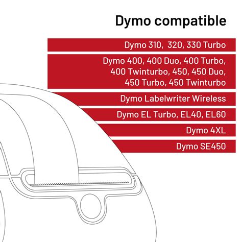 X Tiquette Compatible Avec Dymo Mm X Mm Tiquettes