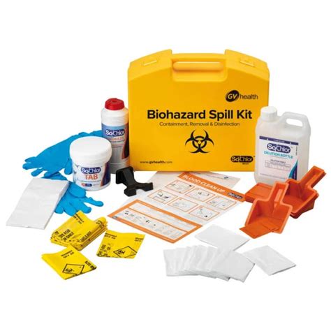 Biohazard Spill Kit Midi10 Blood Spills Chlorine Based