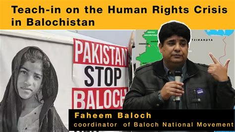 faheem balochs speech teach    human rights crisis