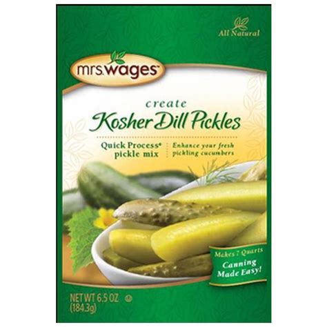 Mrs Wages Quick Process Kosher Dill Pickle Mix