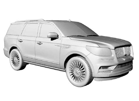 Lincoln Navigator Black Label 2020 3d Model 73239 Model Copy