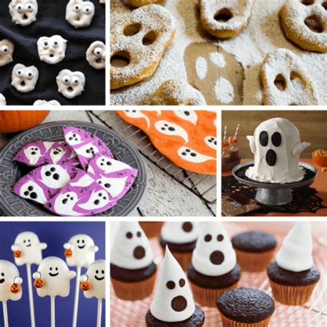 Ghost Treats And Snacks A Roundup Of Ghost Food For Halloween