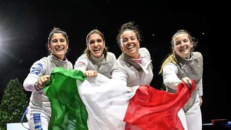 Europei di scherma la noalese Martina Favaretto è oro a squadre nel