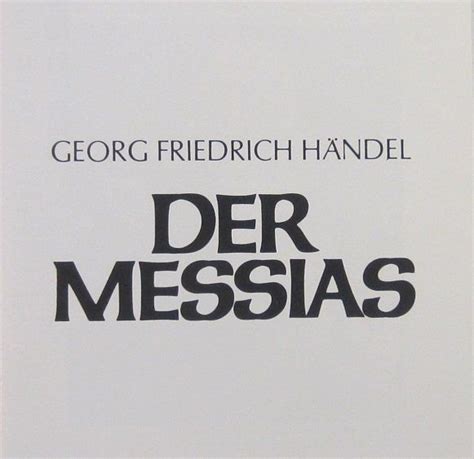 Händel Der Messias Lucia Popp Neville Marriner Kaufen auf Ricardo