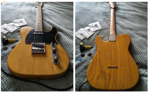 One Piece Swamp Ash Tele Body Sellers Rbk Bm