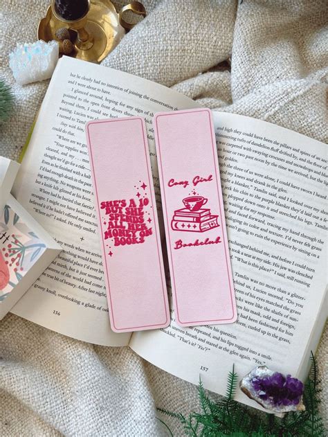 Cozy Girl Book Club Bookmark Book Lover Bookmark Cute Bookmark Book