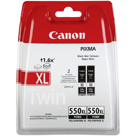 CANON PGI 550XL Cartuccia Ink Originale Nera Per Canon PIXMa IP MG