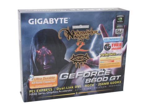 GIGABYTE GeForce 8600 GT Video Card GV NX86T256H Newegg Ca