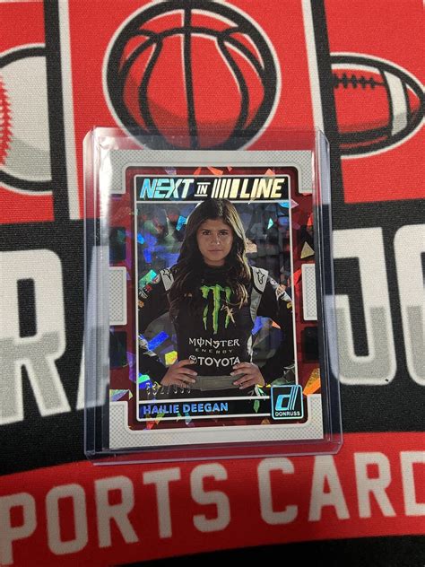 Panini Donruss Nascar Next In Line Cracked Ice Hailie Deegan