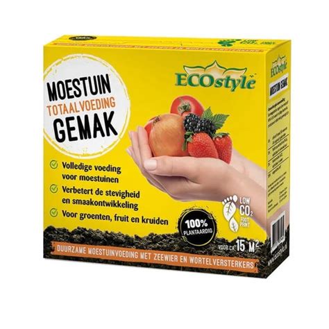 ECOstyle MoestuinGemak vegan moestuinmest 750 gram 15 m² Tuinier