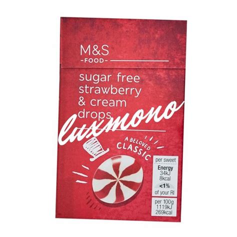 Jual TERMURAH M S MARKS AND SPENCER SUGAR FREE STRAWBERRY CREAM DROPS