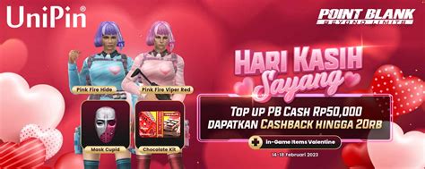 Unipin Khusus Hari Kasih Sayang Redeem Item In Game Bertema