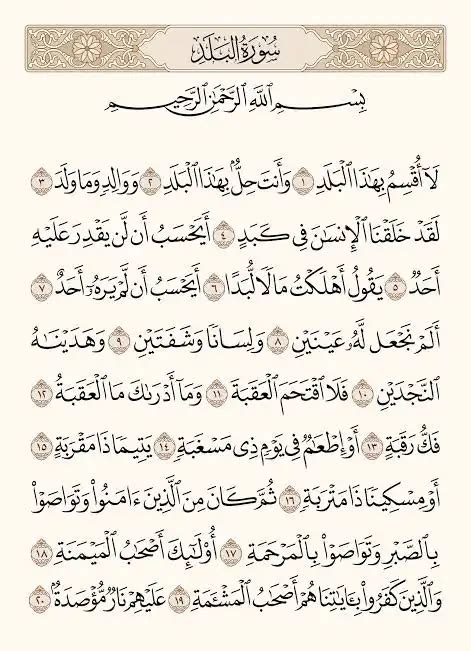 Surah La Uqsimu In English Arabic And Transliteration