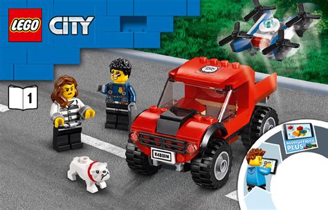 Manual Lego set 60246 City Delegacia de Polícia