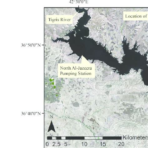 Location of Mosul Dam. | Download Scientific Diagram