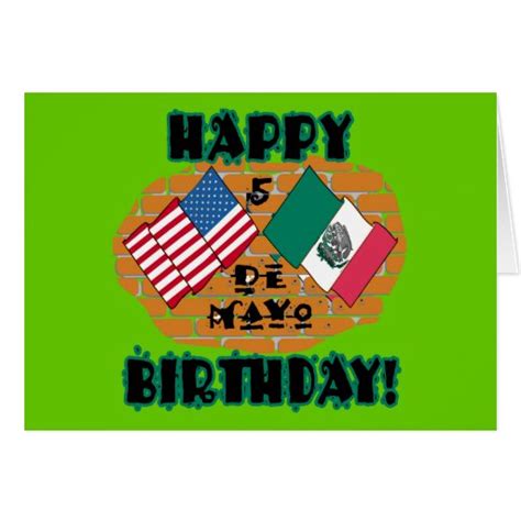 Happy Cinco De Mayo Birthday Greeting Cards Zazzle