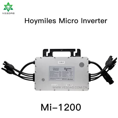 Hoymiles W Micro Inversor Solar Mi Mppt Na Grade Onda