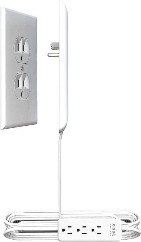 Ontel Presto Plug Outlet Extender For Relocating Unreachable Power Outlets 4ft Cord Sticks