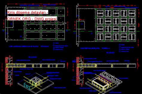 Kiri D Eme Detaylar Dwg Projesi Autocad Projeler