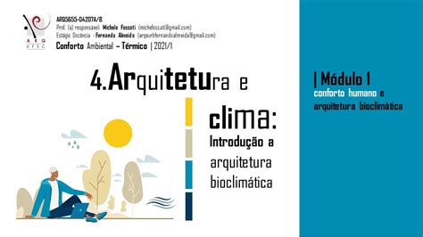 Arquitetura E Clima Introdu O A Arquitetura Bioclim Tica Conforto