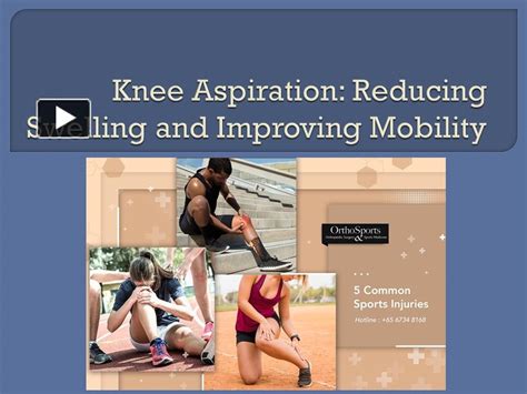 Ppt Knee Aspiration Reducing Swelling And Improving Mobility Powerpoint Presentation Free