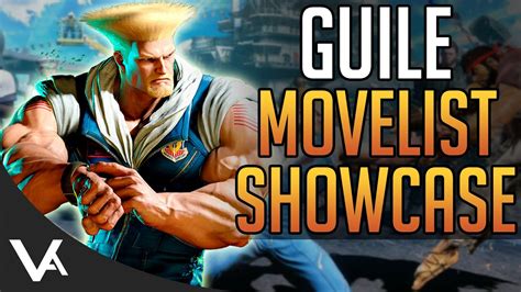 Street Fighter Guile Move List All Normals Specials Supers