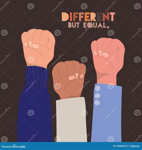 Diversity Skins Of Black Women And Man Cartoons Vector Design