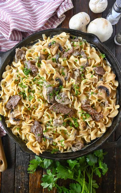 Easy Beef Stroganoff | Butter Your Biscuit 